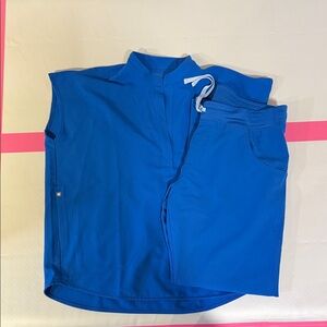 Figs Women's Blue Scrub Set